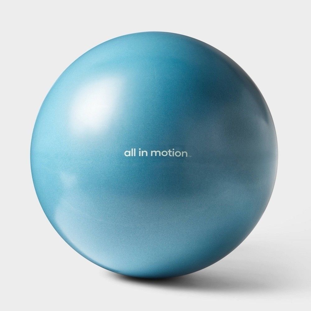 All in Motion 65cm Stability Exercise Ball Blue Yoga Core Balance Fitness Ball